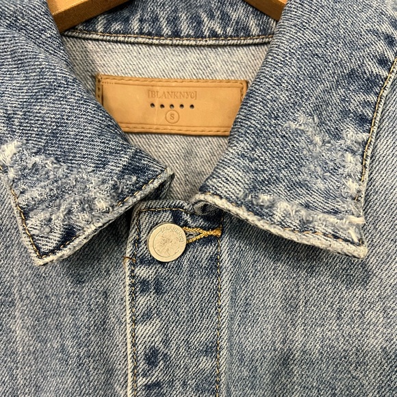 Blank NYC rainbow denim jacket. - Picture 7 of 8